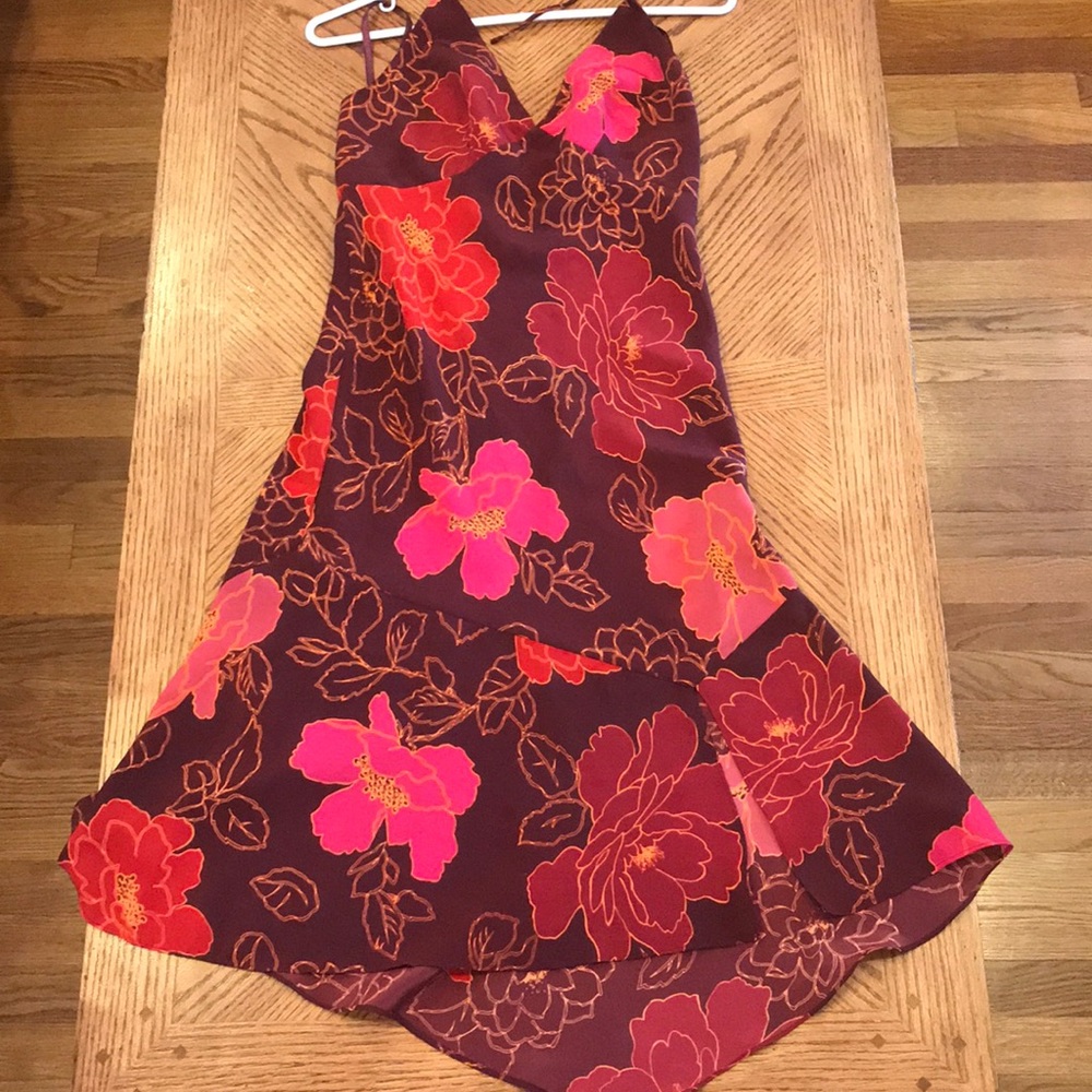 Express floral dress size 3/4